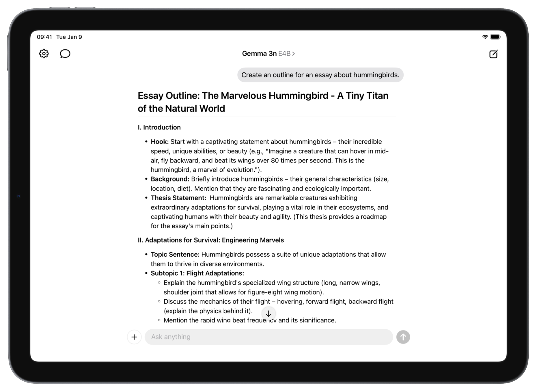 Locally AI App Features